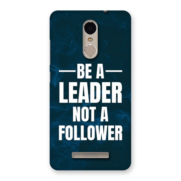 Be A Leader Back Case for Redmi Note 3