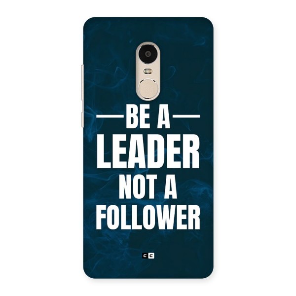 Be A Leader Back Case for Redmi Note 4
