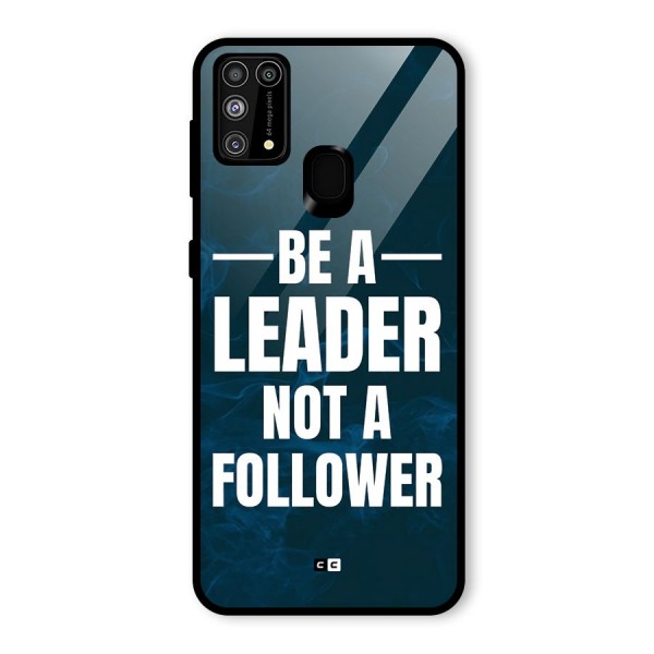 Be A Leader Glass Back Case for Galaxy F41