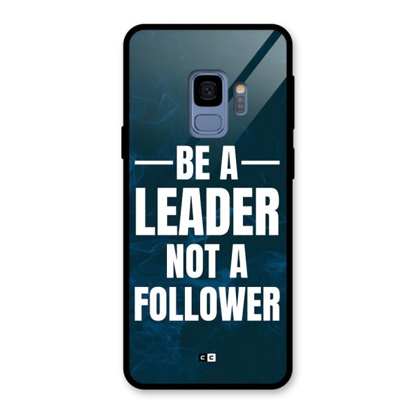Be A Leader Glass Back Case for Galaxy S9