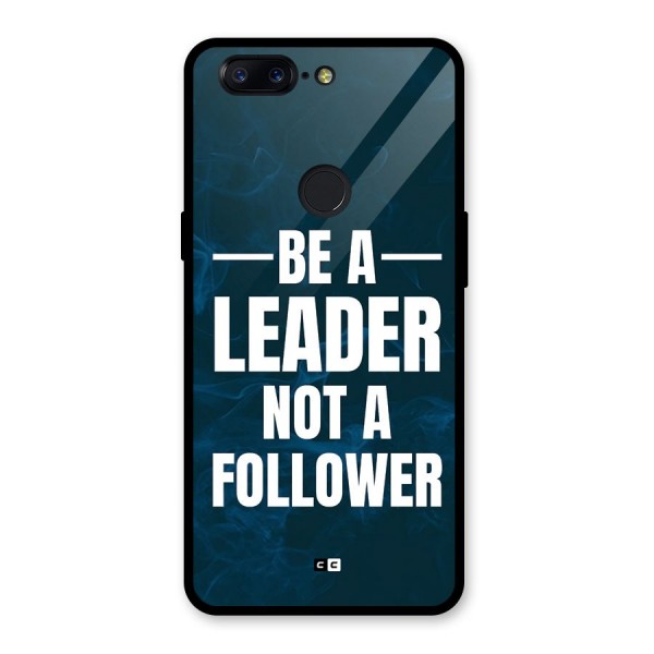 Be A Leader Glass Back Case for OnePlus 5T