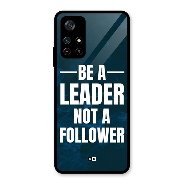 Be A Leader Glass Back Case for Poco M4 Pro 5G