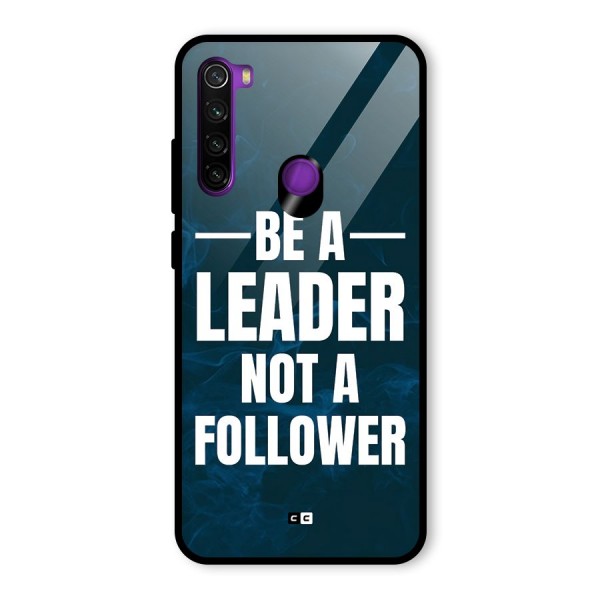 Be A Leader Glass Back Case for Redmi Note 8
