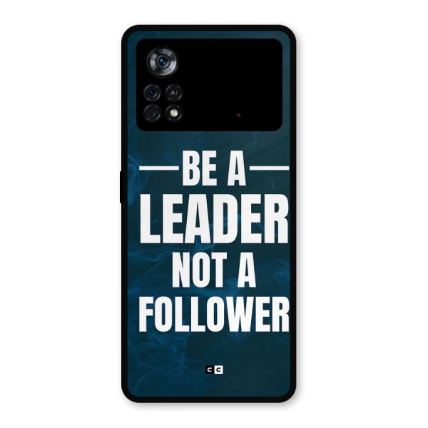 Be A Leader Metal Back Case for Poco X4 Pro 5G
