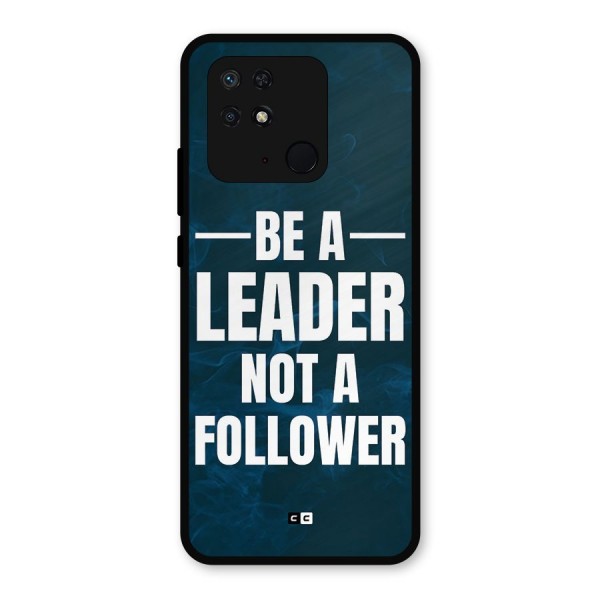 Be A Leader Metal Back Case for Redmi 10 Power
