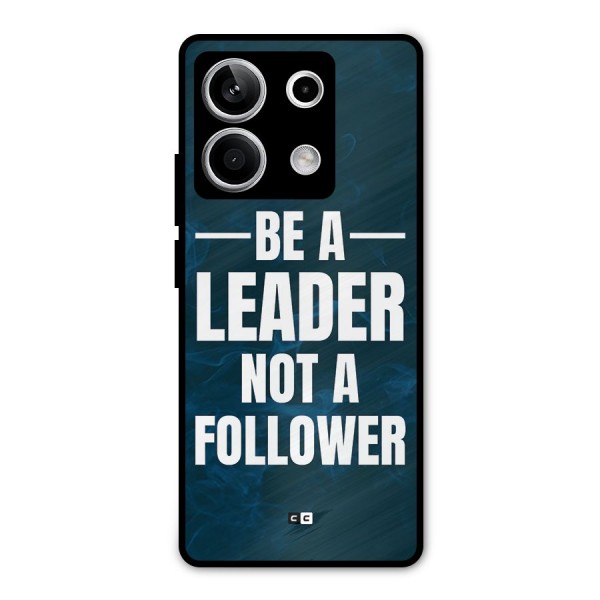 Be A Leader Metal Back Case for Redmi Note 13 5G