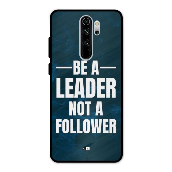 Be A Leader Metal Back Case for Redmi Note 8 Pro