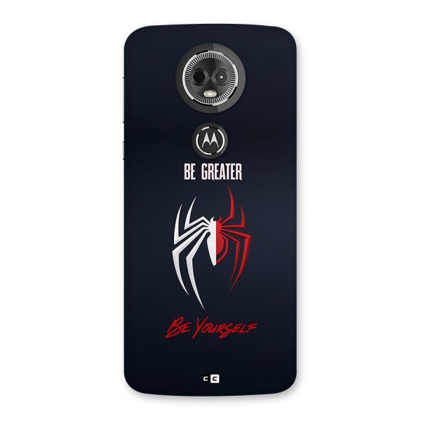 Be Greater Back Case for Moto E5 Plus
