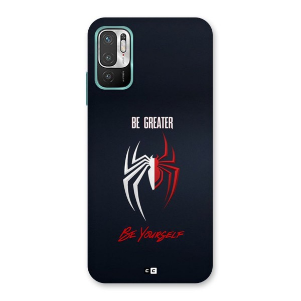 Be Greater Back Case for Redmi Note 10T 5G