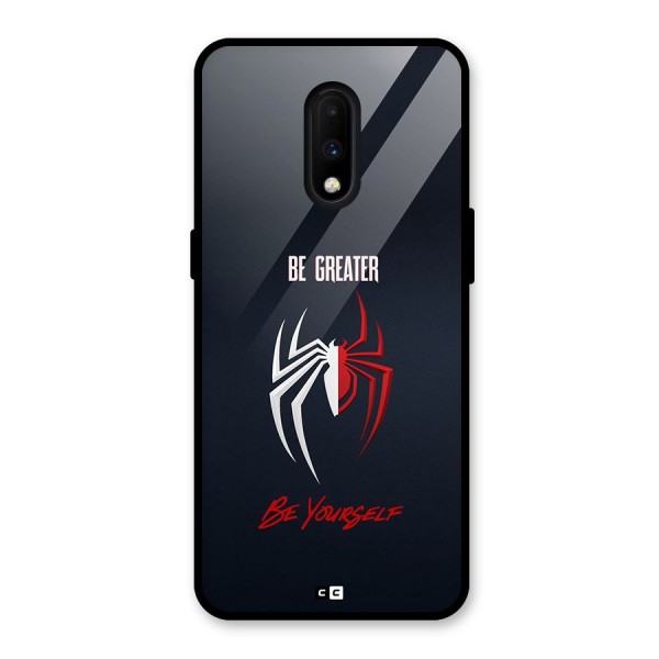 Be Greater Glass Back Case for OnePlus 7