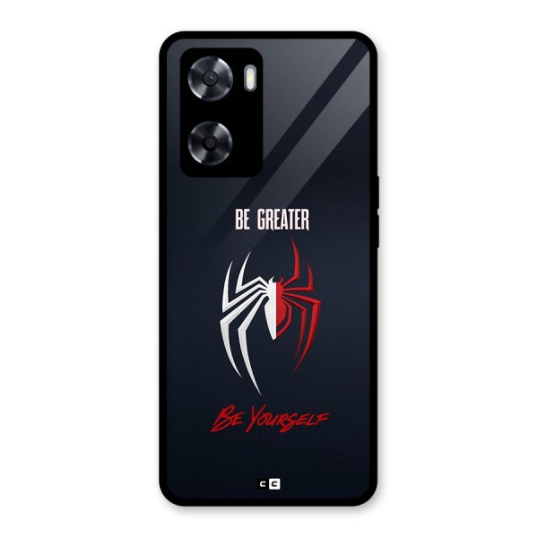 Be Greater Glass Back Case for Oppo A57 2022