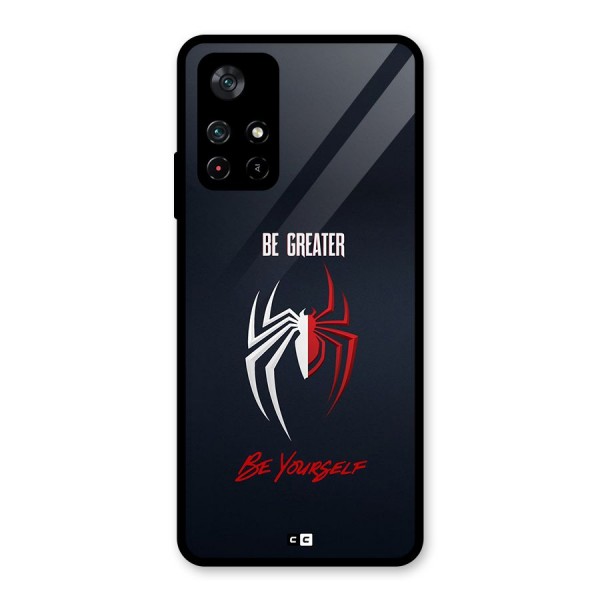 Be Greater Glass Back Case for Poco M4 Pro 5G