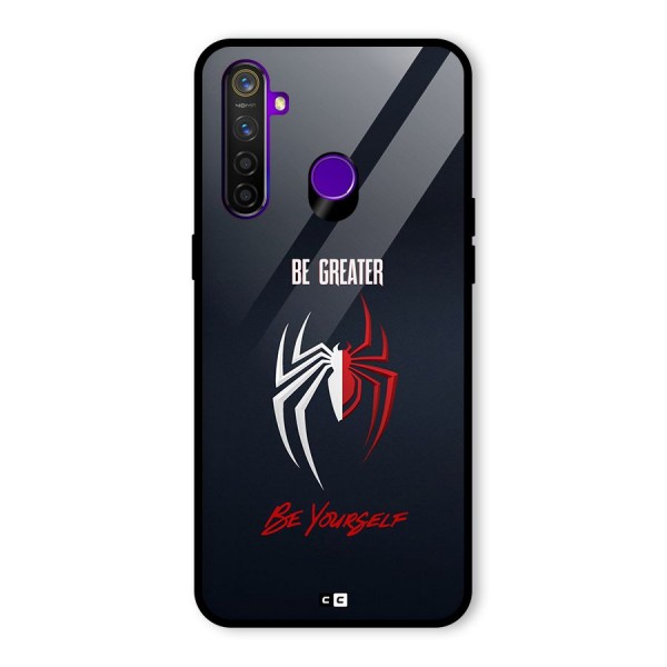 Be Greater Glass Back Case for Realme 5 Pro