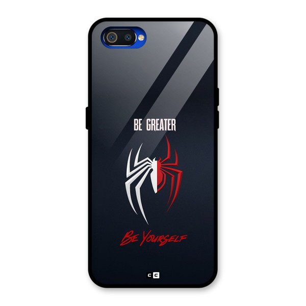 Be Greater Glass Back Case for Realme C2