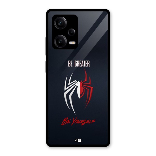 Be Greater Glass Back Case for Redmi Note 12 Pro