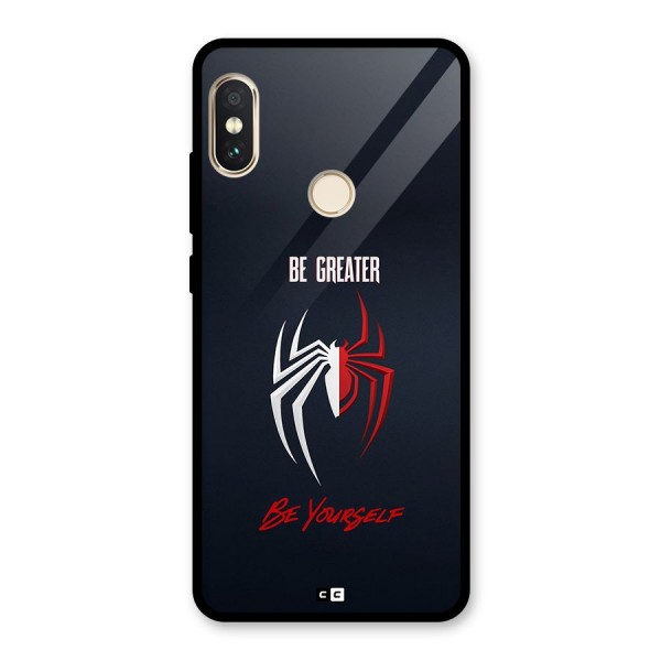Be Greater Glass Back Case for Redmi Note 5 Pro