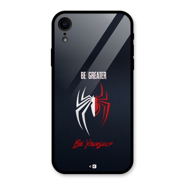 Be Greater Glass Back Case for iPhone XR