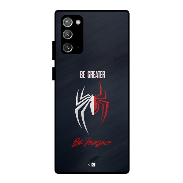 Be Greater Metal Back Case for Galaxy Note 20