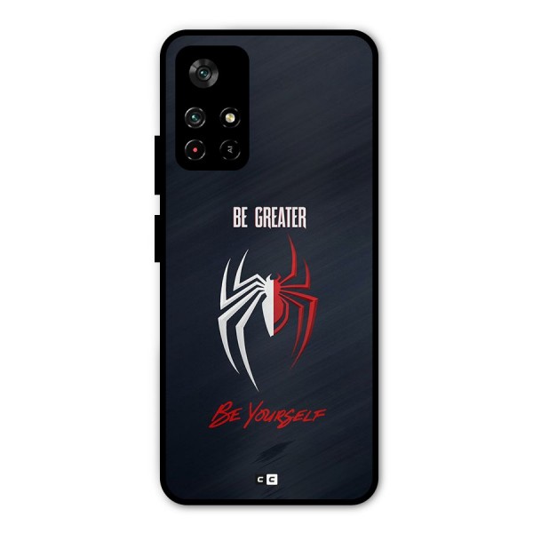 Be Greater Metal Back Case for Poco M4 Pro 5G