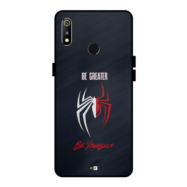 Be Greater Metal Back Case for Realme 3