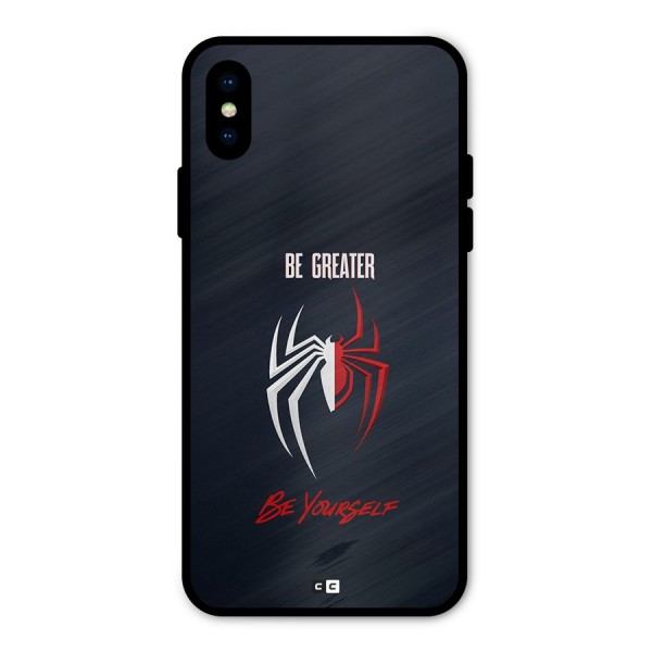 Be Greater Metal Back Case for iPhone XS