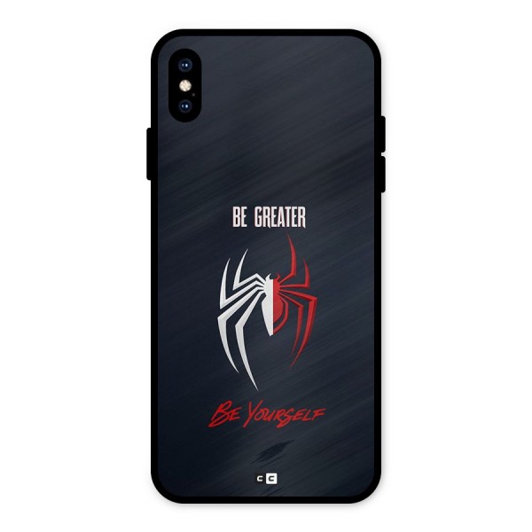 Be Greater Metal Back Case for iPhone XS Max