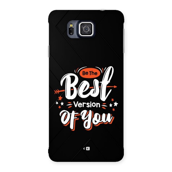 Be The Best Back Case for Galaxy Alpha