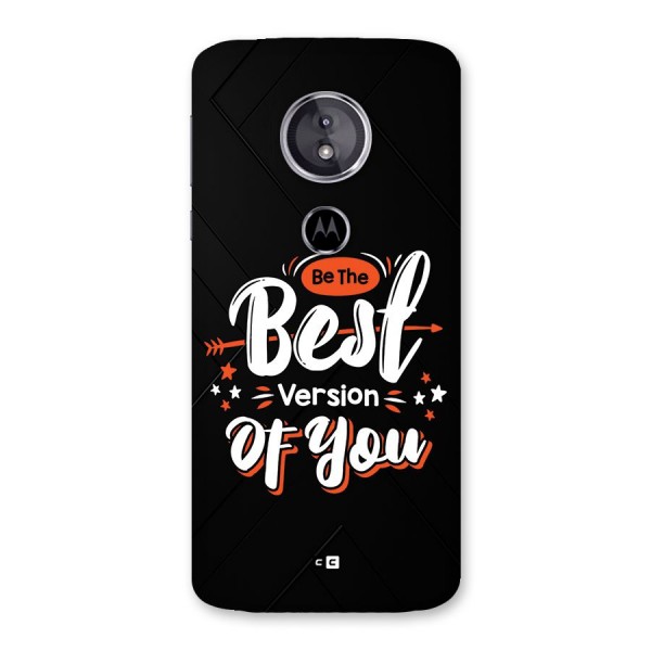 Be The Best Back Case for Moto E5