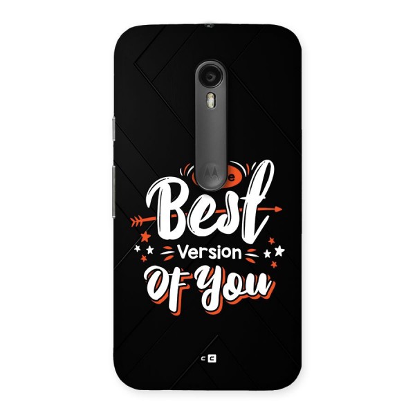 Be The Best Back Case for Moto G3