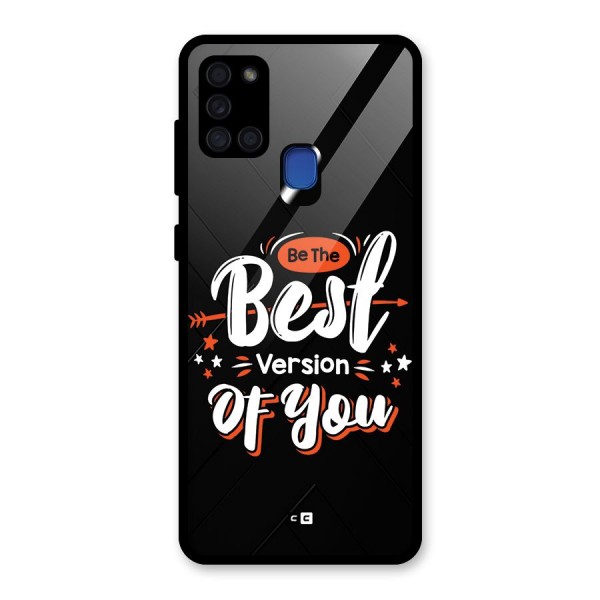 Be The Best Glass Back Case for Galaxy A21s