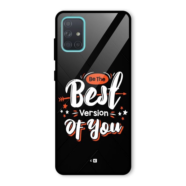 Be The Best Glass Back Case for Galaxy A71