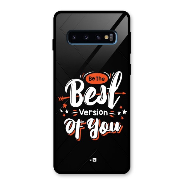 Be The Best Glass Back Case for Galaxy S10