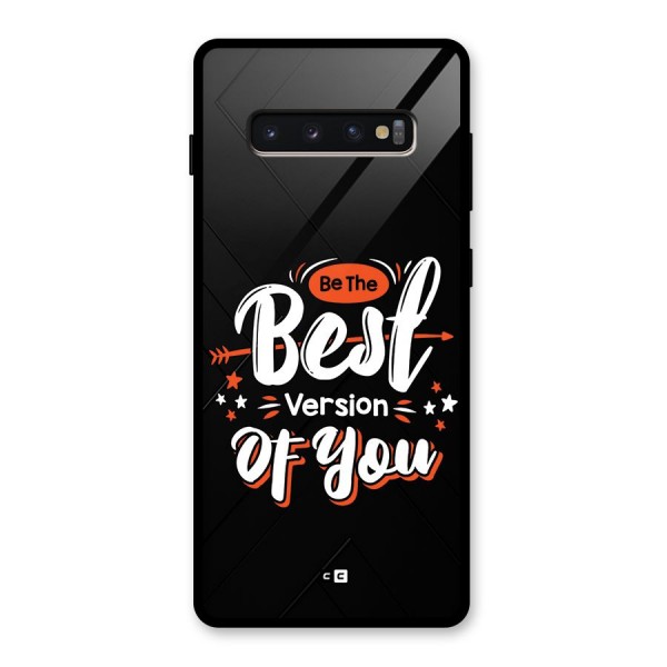 Be The Best Glass Back Case for Galaxy S10 Plus