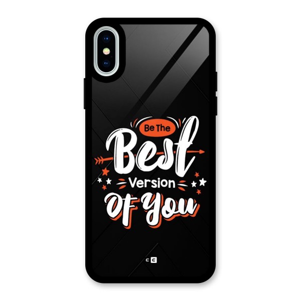 Be The Best Glass Back Case for iPhone X