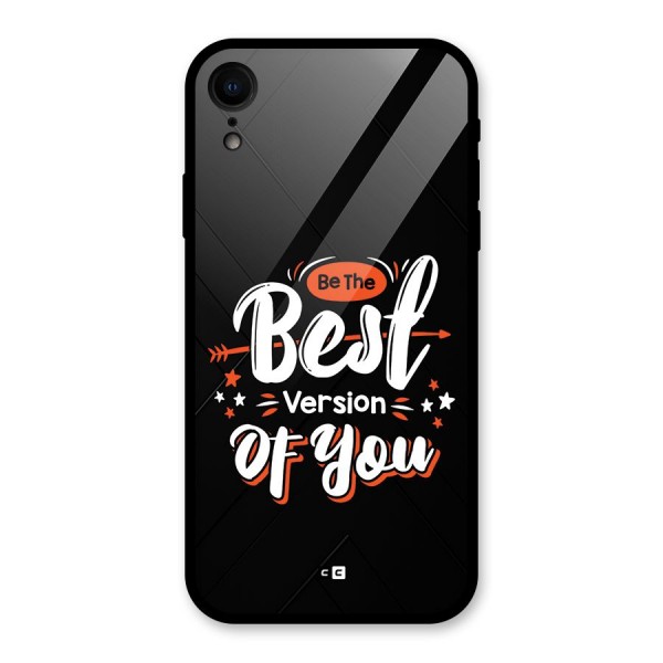 Be The Best Glass Back Case for iPhone XR