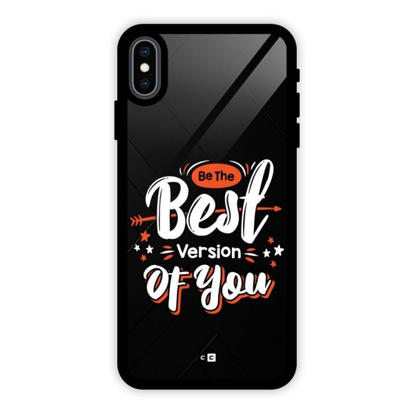 Be The Best Glass Back Case for iPhone XS Max