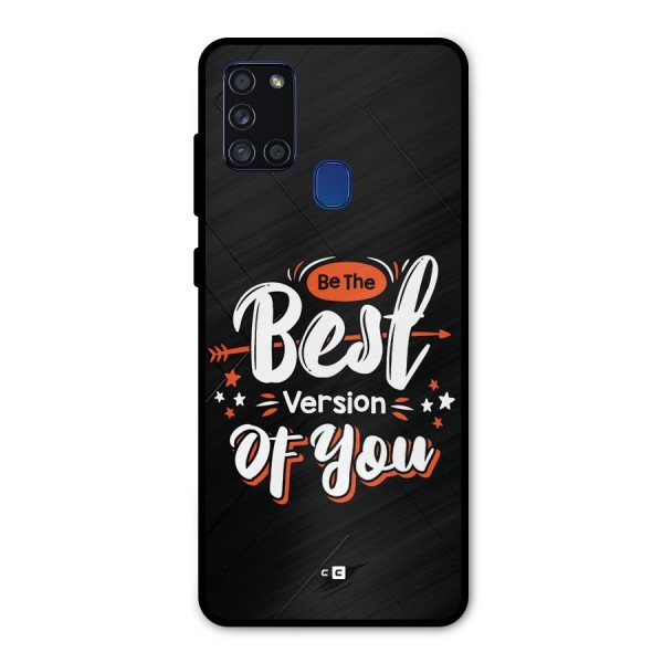Be The Best Metal Back Case for Galaxy A21s