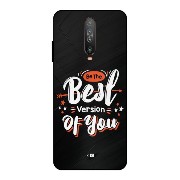 Be The Best Metal Back Case for Poco X2