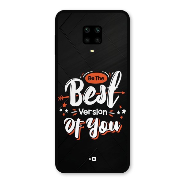 Be The Best Metal Back Case for Redmi Note 9 Pro