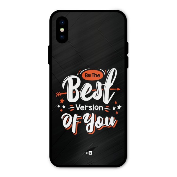 Be The Best Metal Back Case for iPhone X