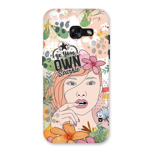 Be Your Own Sparkle Back Case for Galaxy A3 (2017)