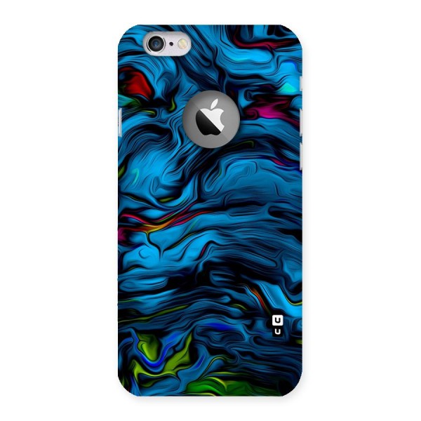 Beautiful Abstract Design Art Back Case for iPhone 6 Logo Cut