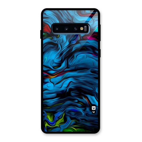 Beautiful Abstract Design Art Glass Back Case for Galaxy S10