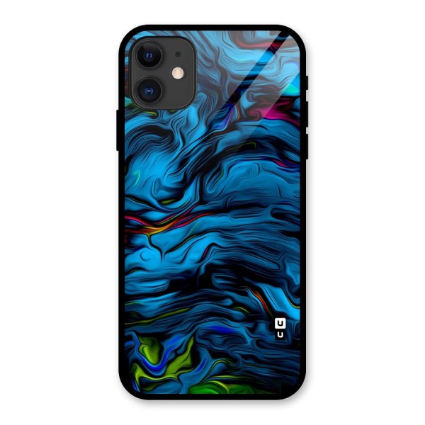 Beautiful Abstract Design Art Glass Back Case for iPhone 11