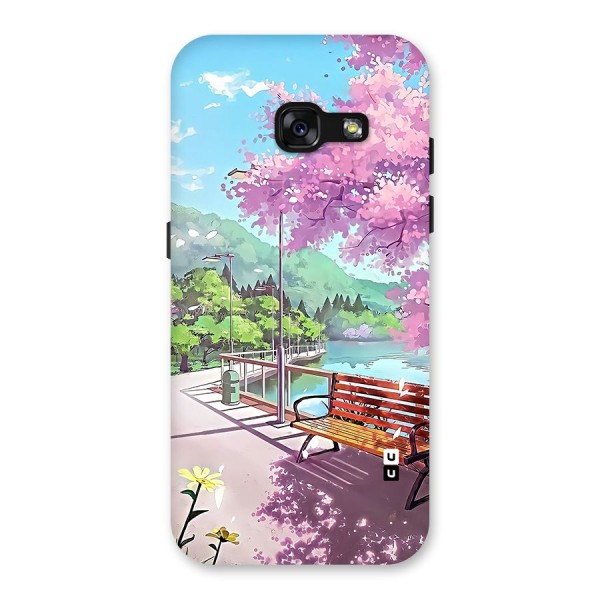 Beautiful Cherry Blossom Landscape Back Case for Galaxy A3 (2017)