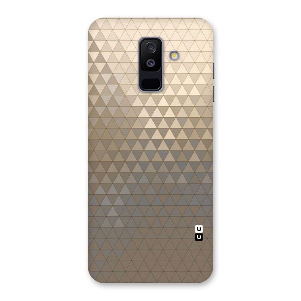 Beautiful Golden Pattern Back Case for Galaxy A6 Plus