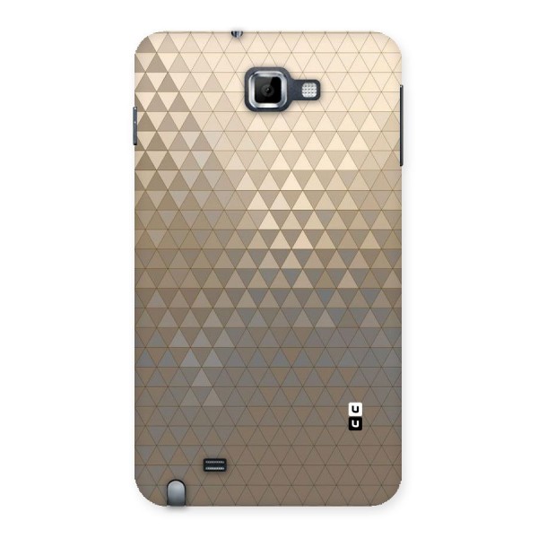 Beautiful Golden Pattern Back Case for Galaxy Note