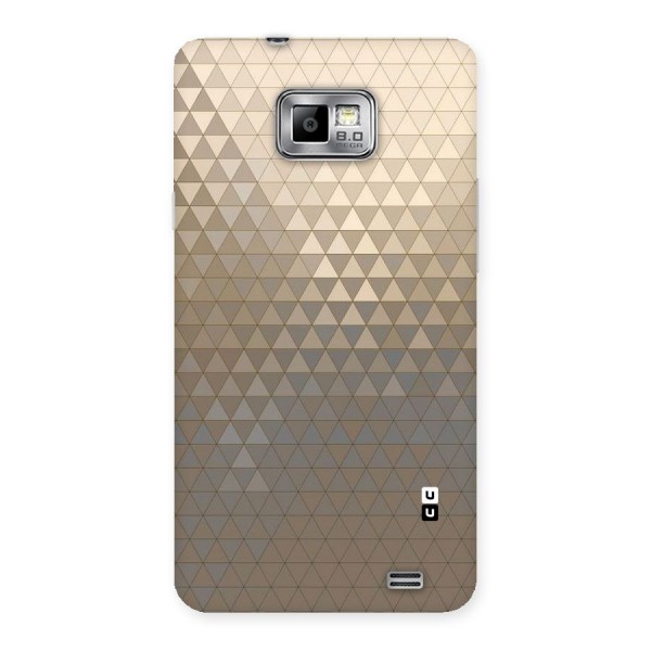 Beautiful Golden Pattern Back Case for Galaxy S2