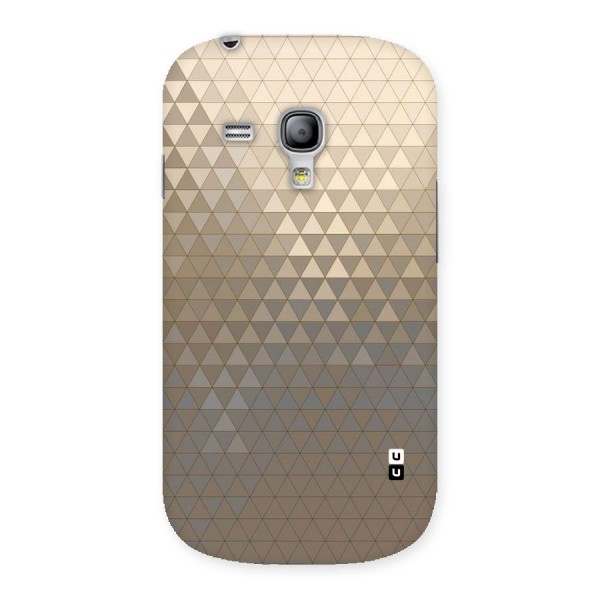 Beautiful Golden Pattern Back Case for Galaxy S3 Mini