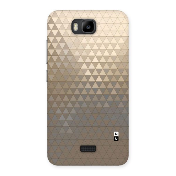 Beautiful Golden Pattern Back Case for Honor Bee